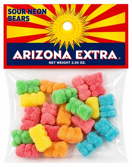 Sour Neon Bears Budget Line
