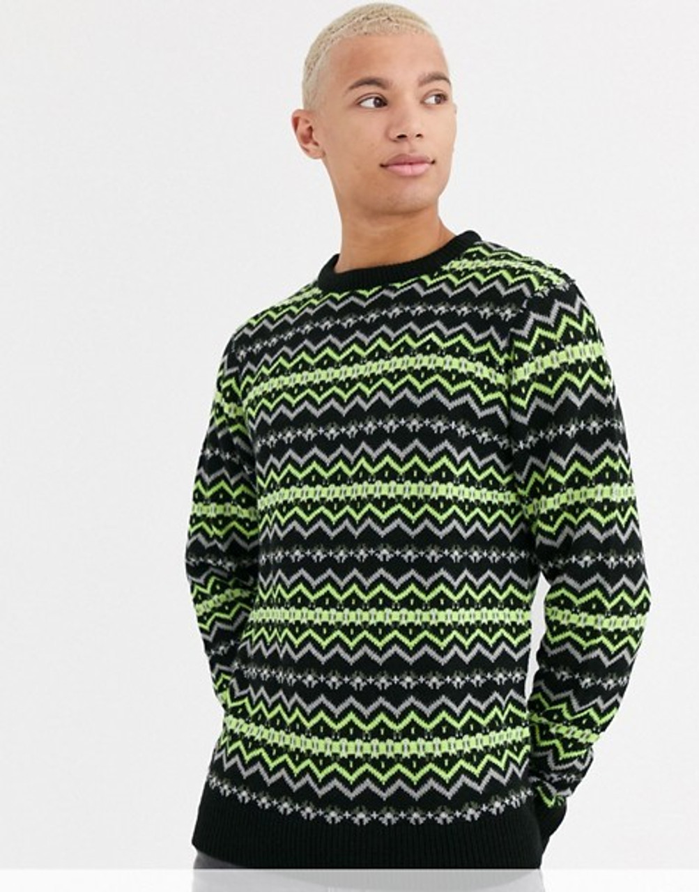 Neon on sale jumper men