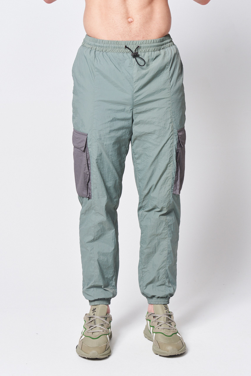 Green Nylon Jogger