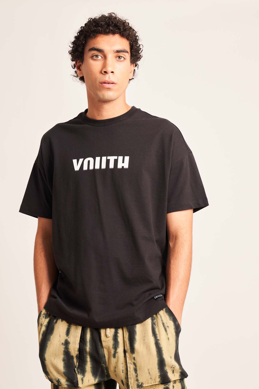 Relaxed Fit T-Shirt With Faded Youth Graphic