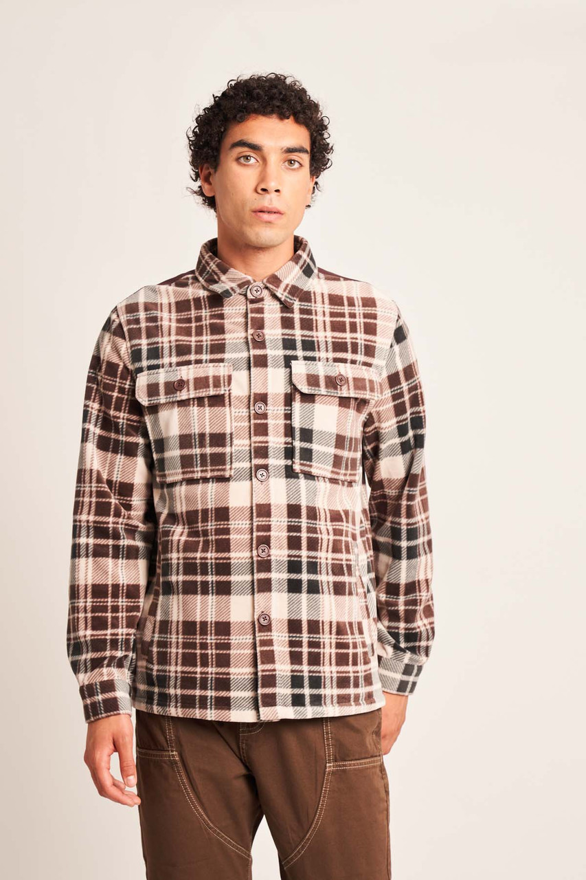 Mccoy Check Polar Fleece Over-Shirt 