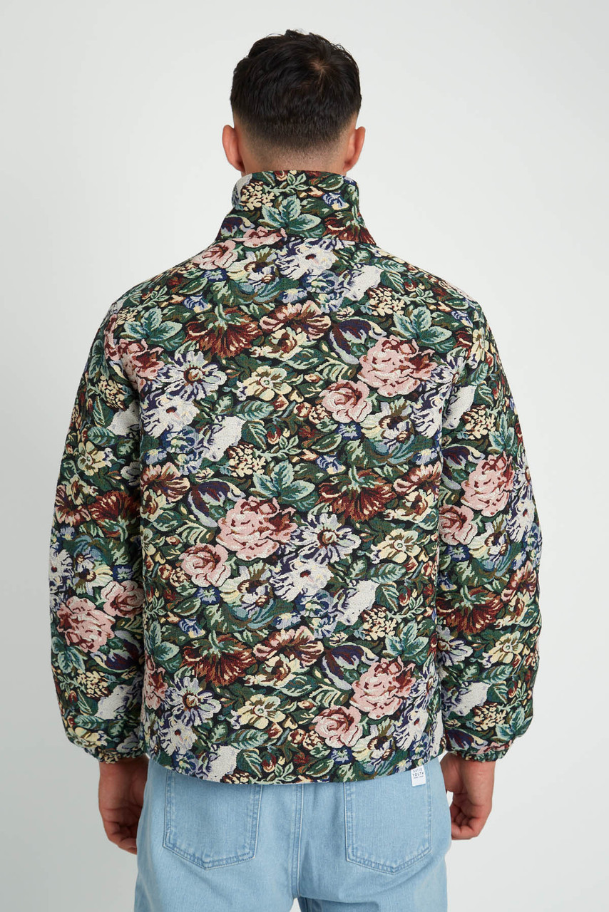 Meester Floral Jacquard Padded Jacket