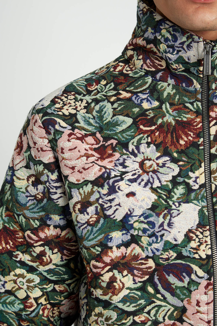 Meester Floral Jacquard Padded Jacket