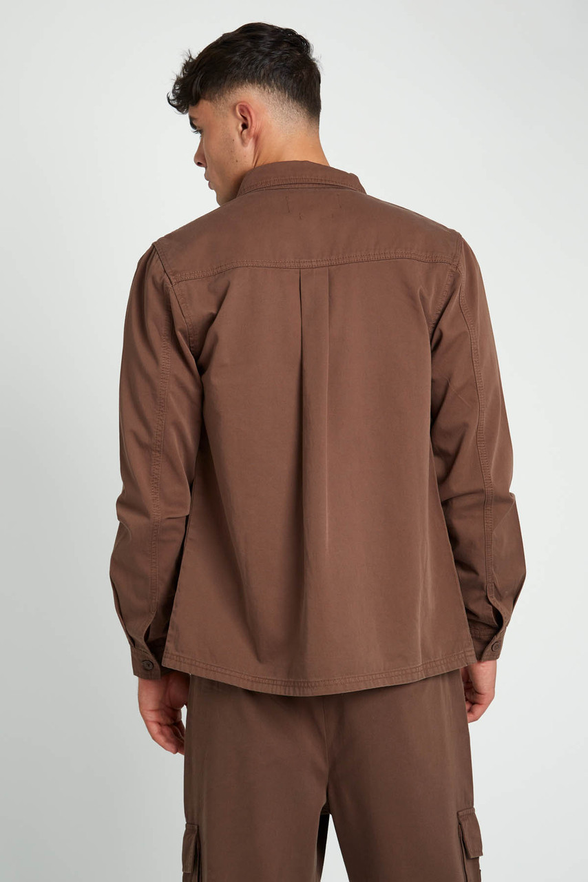 Doyle Washed Cotton Cargo Pocket Shirt