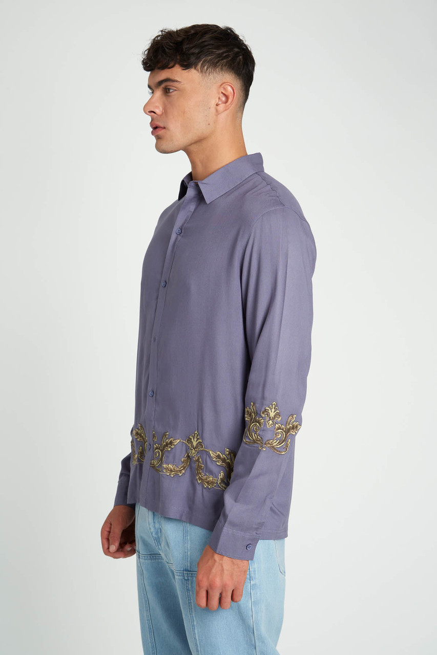 Hearst Baroque Embroidered Ecovero Viscose Shirt