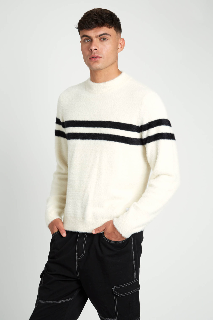 Warden Fluffy Knitted Jumper