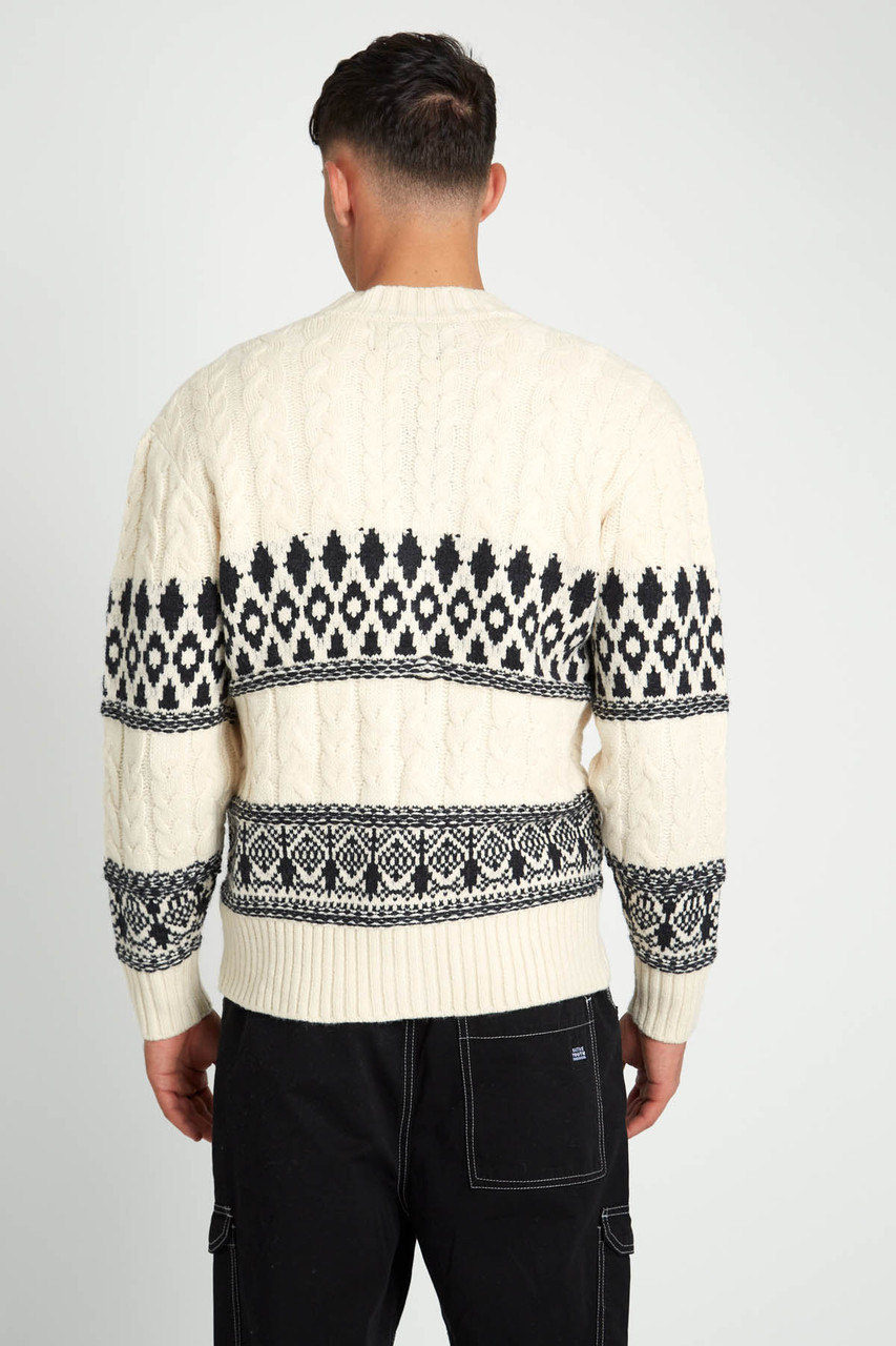 Tatum Relaxed Fit Fair Isle Knitted Chunky