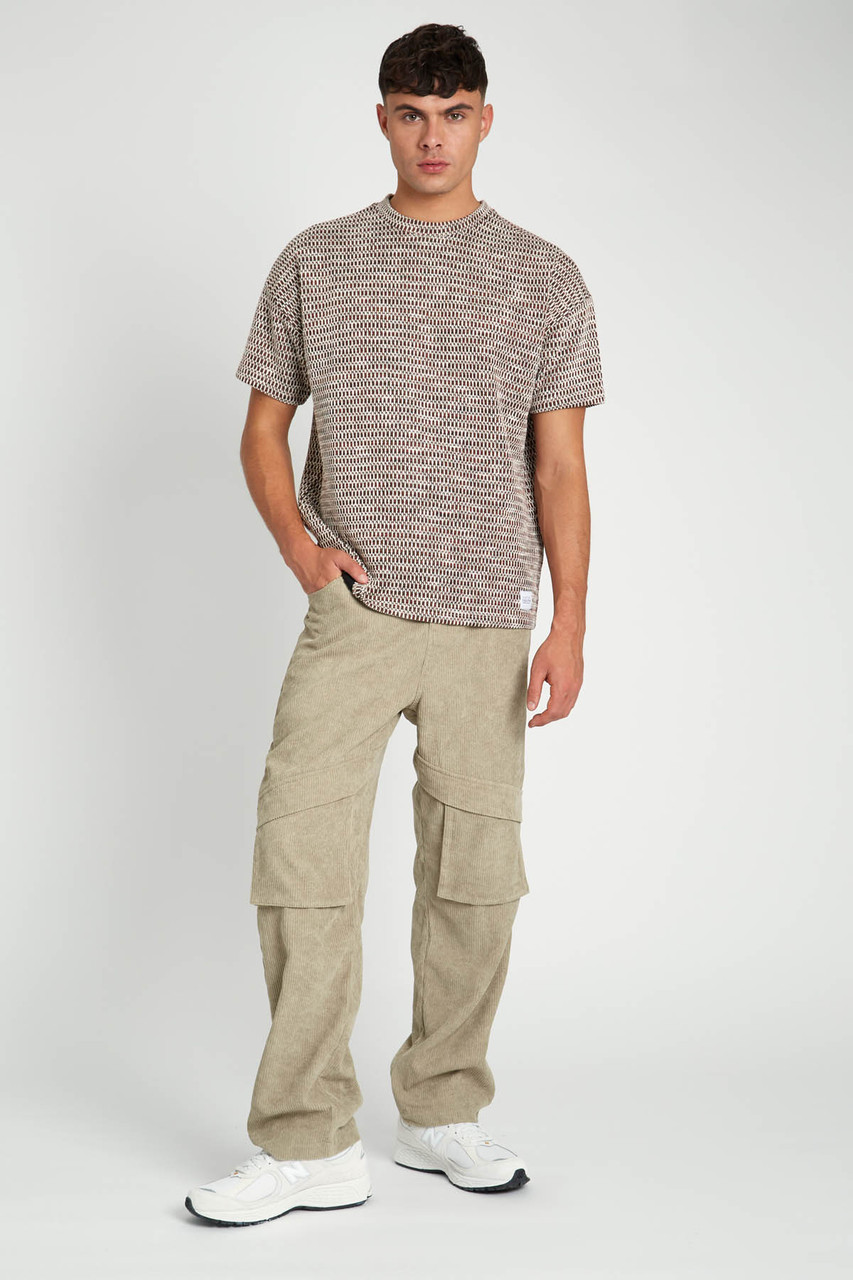 Carver Relaxed Fit Jacquard T-Shirt