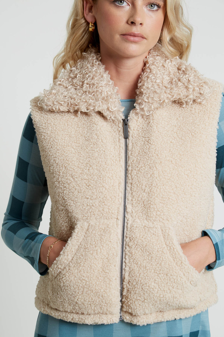 Barti Borg Gilet With Faux Fur Collar