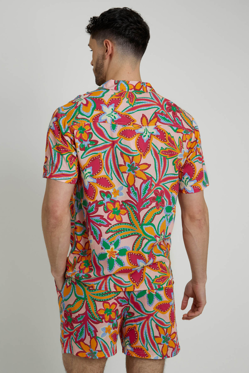 Botanical Printed Ecovero Viscose Shirt