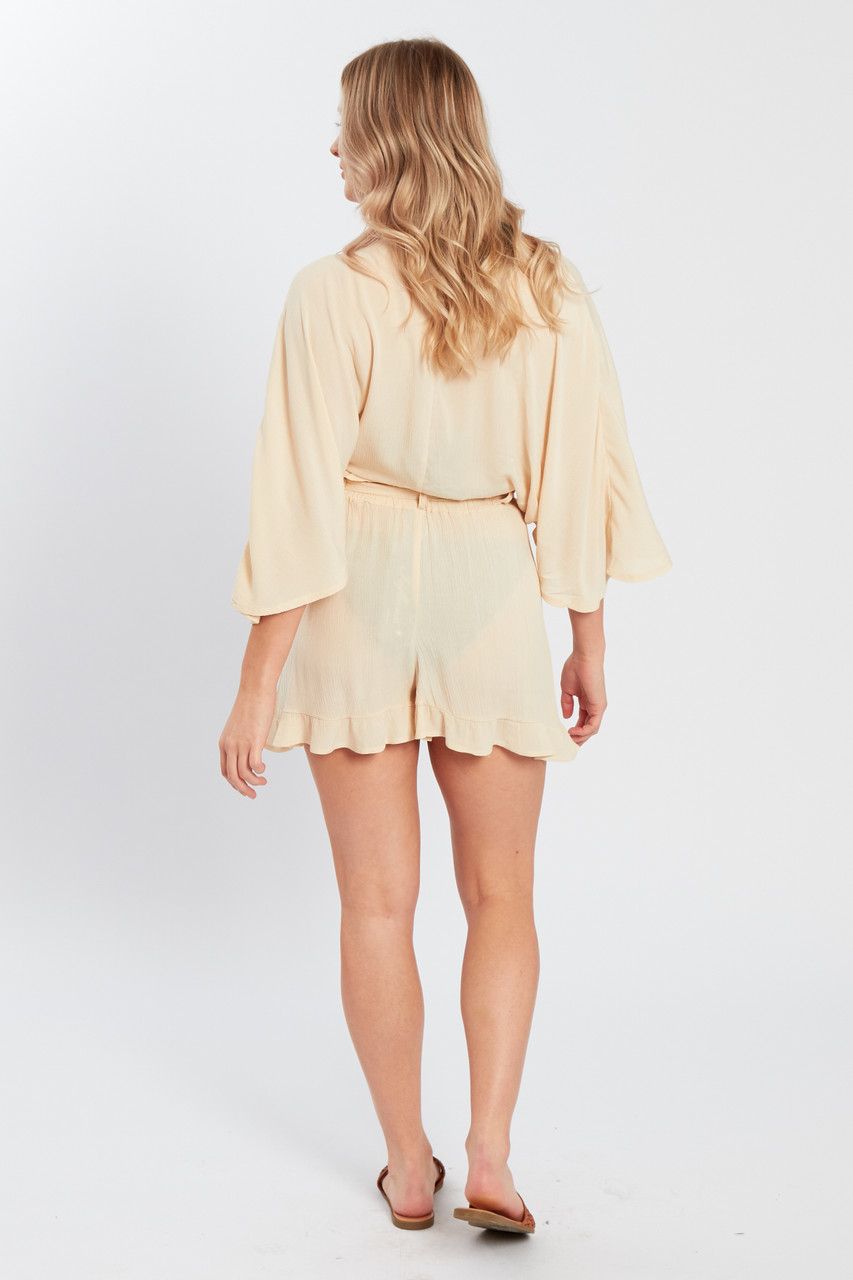 Sand Tie Front Kimono Top