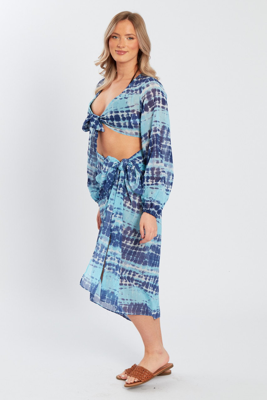 Blue Midaxi Sarong