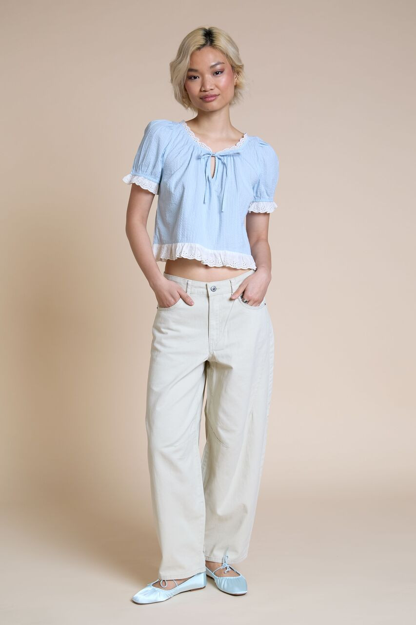 Mira Frilly Edge Blouse