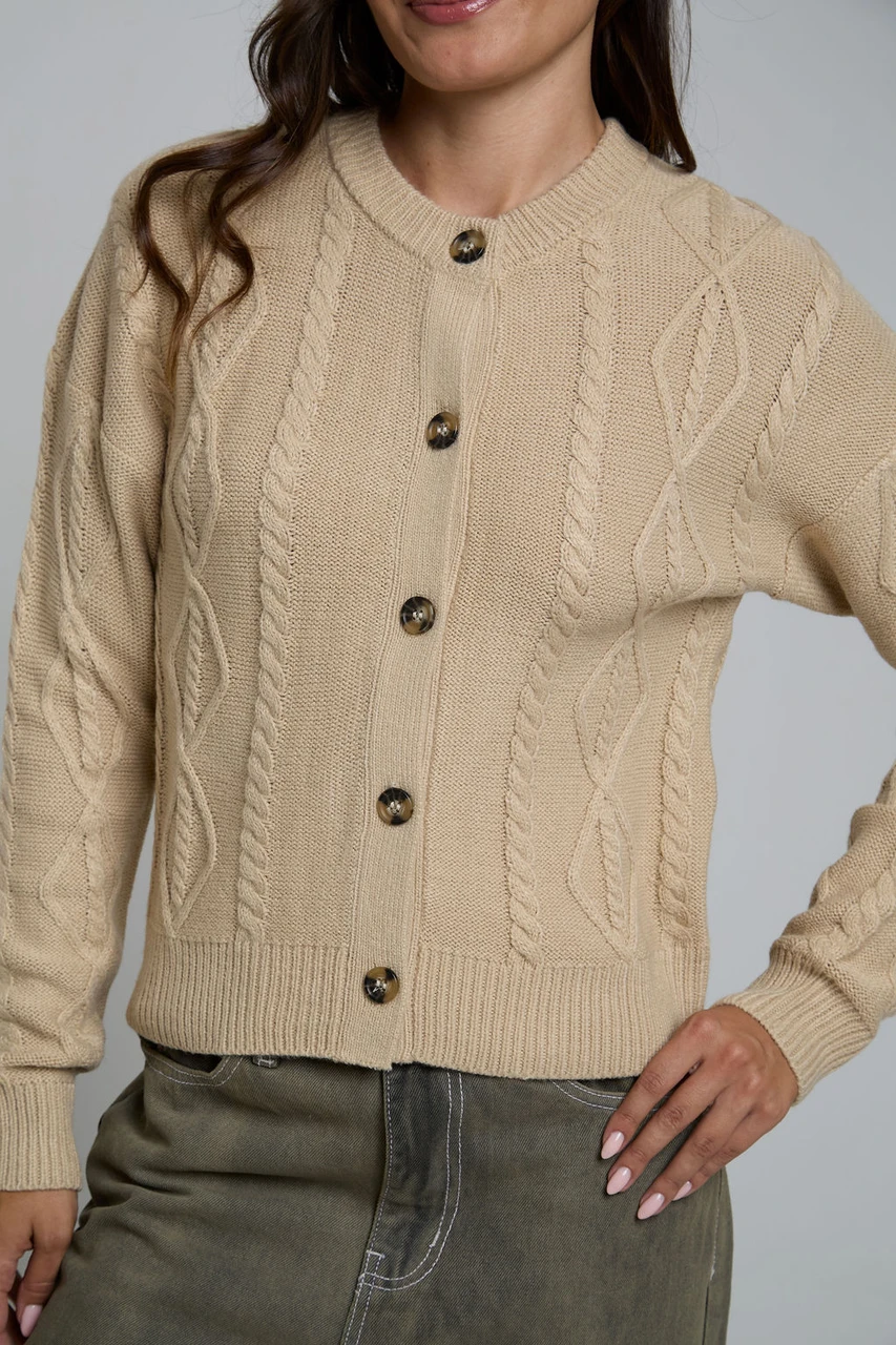 Crop Knit Cardigan