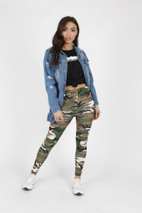 Camouflage Print Leggings