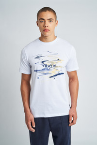 Aqueous Graphic Print T-Shirt