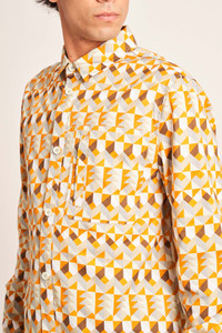 Heliz Printed Cotton Over-Shirt