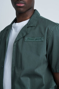 Green SS Pocket Detail Shirt 