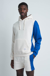 Relaxed Fit Hoodie With Multi-Colour Stitch