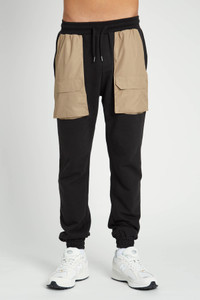 Black Trouser With Nylon Pocket