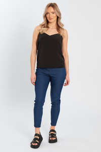 Indigo Jeggings Elasticated Waist