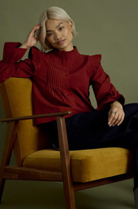 Aura High Neck Blouse