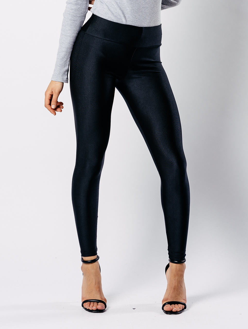 Black Jersey Leggings l Influence 