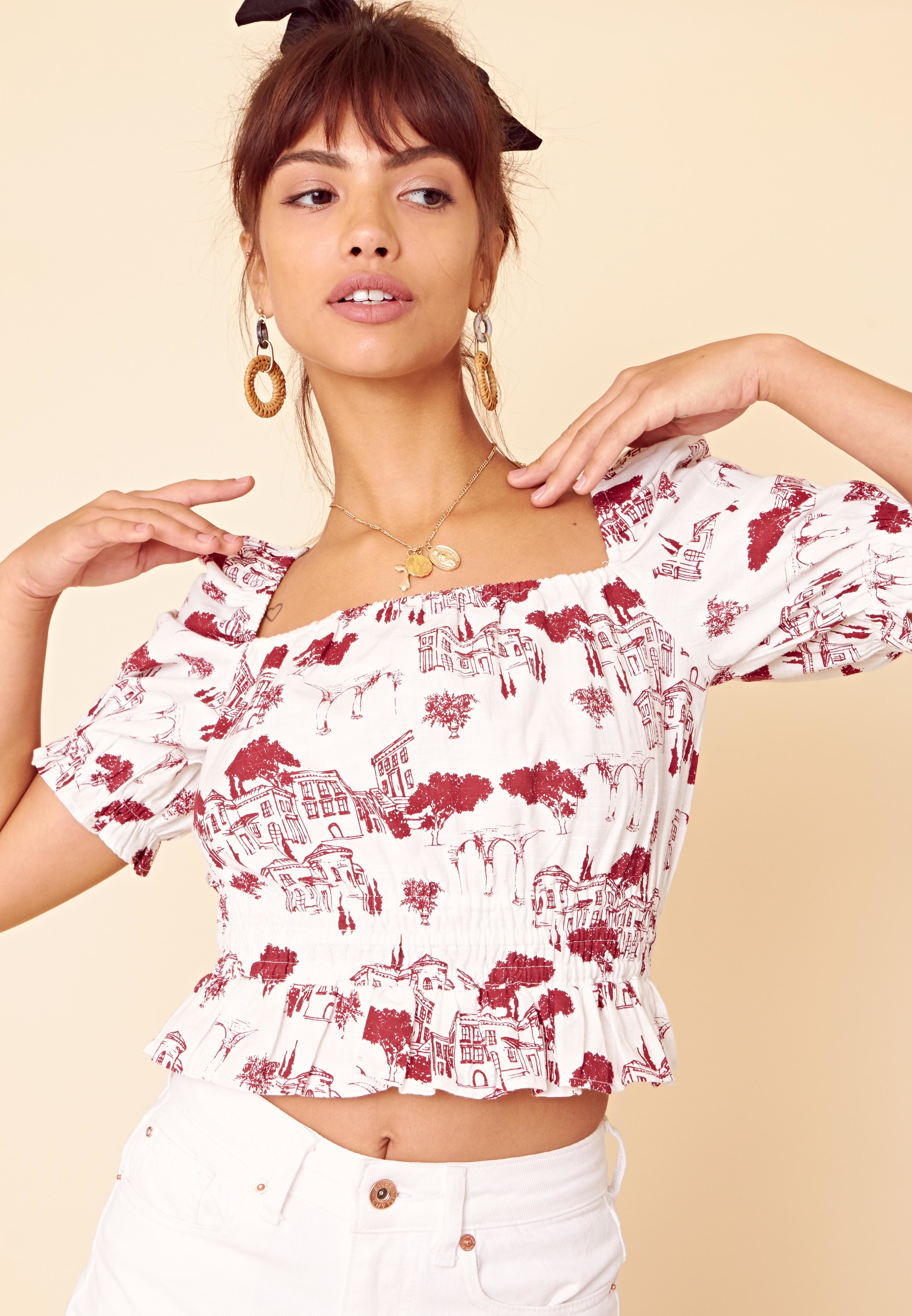 top puff sleeves