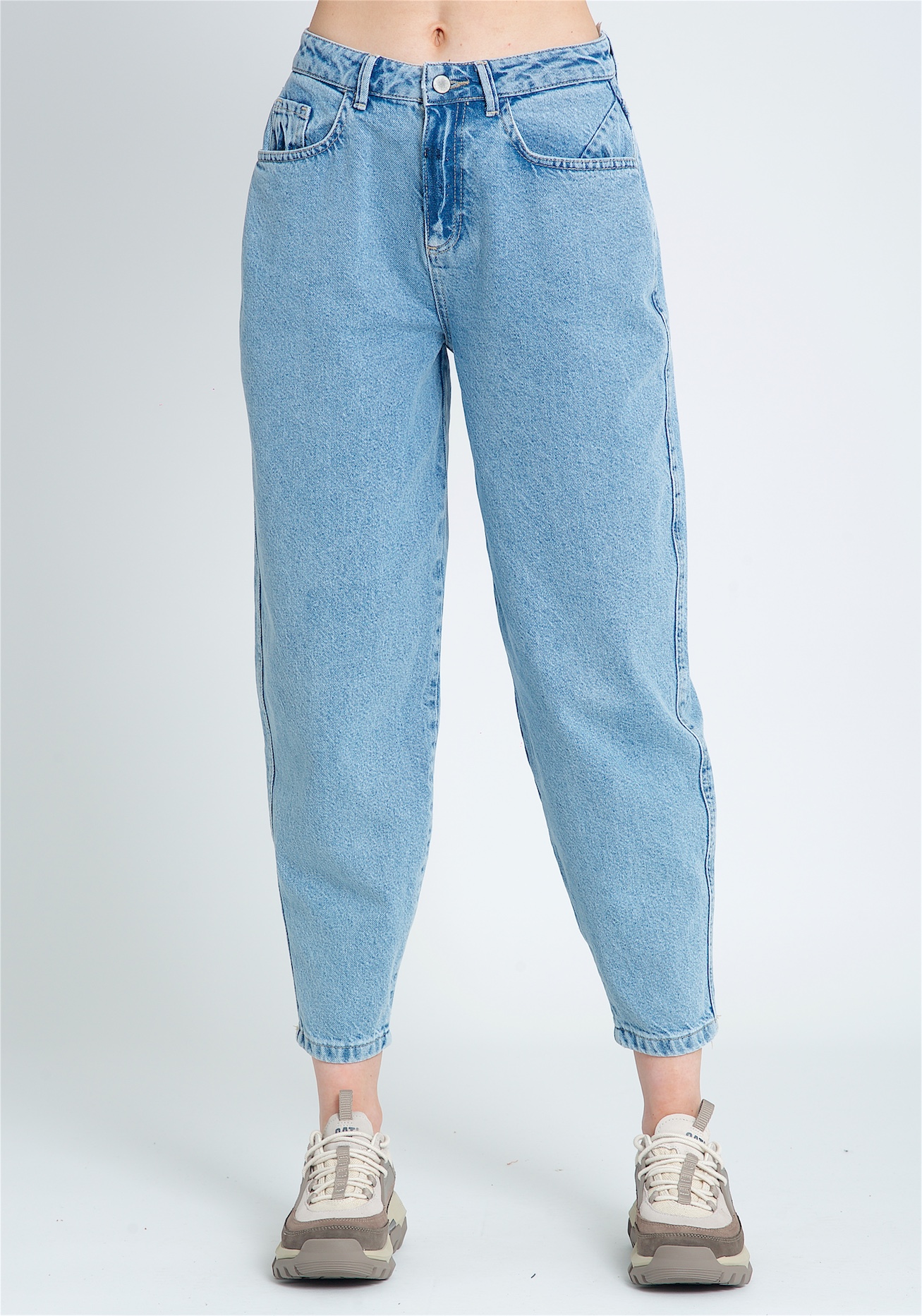 Organic Cotton Carrot Leg Mom Jean | Influence Fashion New Season AW'21