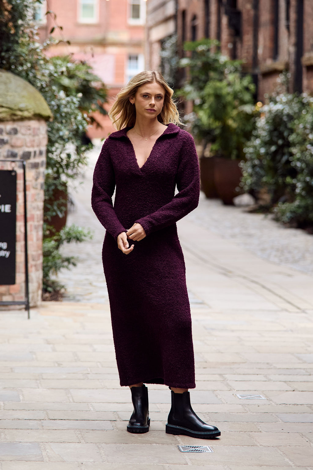 burgundy polo dress Striped Polo Dress