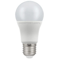 Crompton 11W (75w) 240v ES E27 2700k LED Thermal Plastic GLS Light Bulb