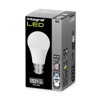 Integral 13.8w 220-240v 1521lm LED GLS B22 4000k Cool White Non-Dimmable 220 Degree Beam Frosted ILGLSB22NE149 Integral 13.8w 220-240v 1521lm LED GLS B22 4000k Cool White Non-Dimmable 220 Degree Beam Frosted ILGLSB22NE149