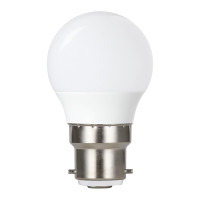 Integral 4.2w 220-240v 470lm LED Golfball B22 2700k Warm White Non-Dimmable 240 Degree Beam Frosted ILGOLFB22NC018 Integral 4.2w 220-240v 470lm LED Golfball B22 2700k Warm White Non-Dimmable 240 Degree Beam Frosted ILGOLFB22NC018