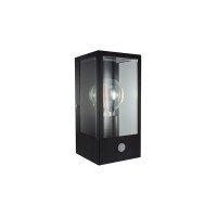 Integral LED Contemporary Outdoor Lantern Wall Light – Dark Grey, PIR Sensor, Weatherproof & Energy Efficient