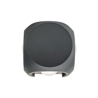 Integral 8W LED Crosscube Wall Light – 4-Way, 3000K Warm White, IP54, Dark Grey ILDEB035