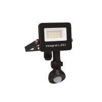Integral 70W LED Floodlight PIR IP67 4000K Cool White 7000lm Slimline