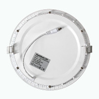 Heathfield 18w 225mm 6000k "Hawthorn" LED Round Panel - Daylight White - Cutout 208mm