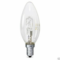 Heathfield 42w 240V SES E14 Clear Halogen Candle Energy Saving Bulb - Pack of 10 Heathfield 42w 240V SES E14 Clear Halogen Candle Energy Saving Bulb - Pack of 10