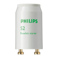 Philips S2 Ecoclick Starter 4-22W – Fluorescent Lamp Starter 220-240V
