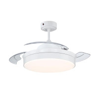 Westinghouse Tori 105cm Ceiling Fan – White Finish with Dimmable LED & Retractable Blades 73043