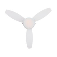 Westinghouse Alloy 105 cm (42") Ceiling Fan – White Finish with Light Fixture & Reversible Blades 73058