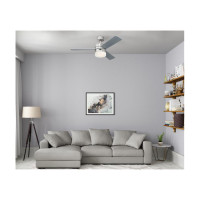 Westinghouse Alta Vista 105 cm LED Ceiling Fan 73060 – Satin Chrome with Light & Remote