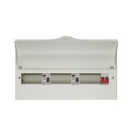 Wylex NMRS15SSLMHIA 15 Way High Integrity Consumer Unit – 100A Main Switch, Dual 80A RCDs