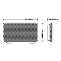 TCP 2000W Black Infrared Convection Heater | Wall Mounted & Freestanding – Fast Heat & Sleek Design