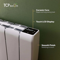 TCP Smart 700W White Ceramic Panel Radiator  WiFi Electric Heater