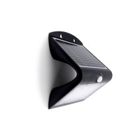 Integral LED True Solar Outdoor Wedge Wall Light PIR IP65, 4000K, 500LM, 4W – ILSWL002 (Black)