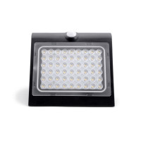 Integral LED True Solar Outdoor Wedge Wall Light PIR IP65, 4000K, 500LM, 4W – ILSWL002 (Black)