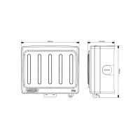 Timeguard WXT205NP Twin Gang 13A Outdoor Switched RCD Socket – Active
