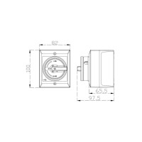 Timeguard IS4N-20 Weathersafe IP65 4 Pole 20A Rotary Isolator Switch
