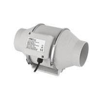 Dexpro DXIF150T 6in Inline Duct Extractor Fan with Timer IPX4 White